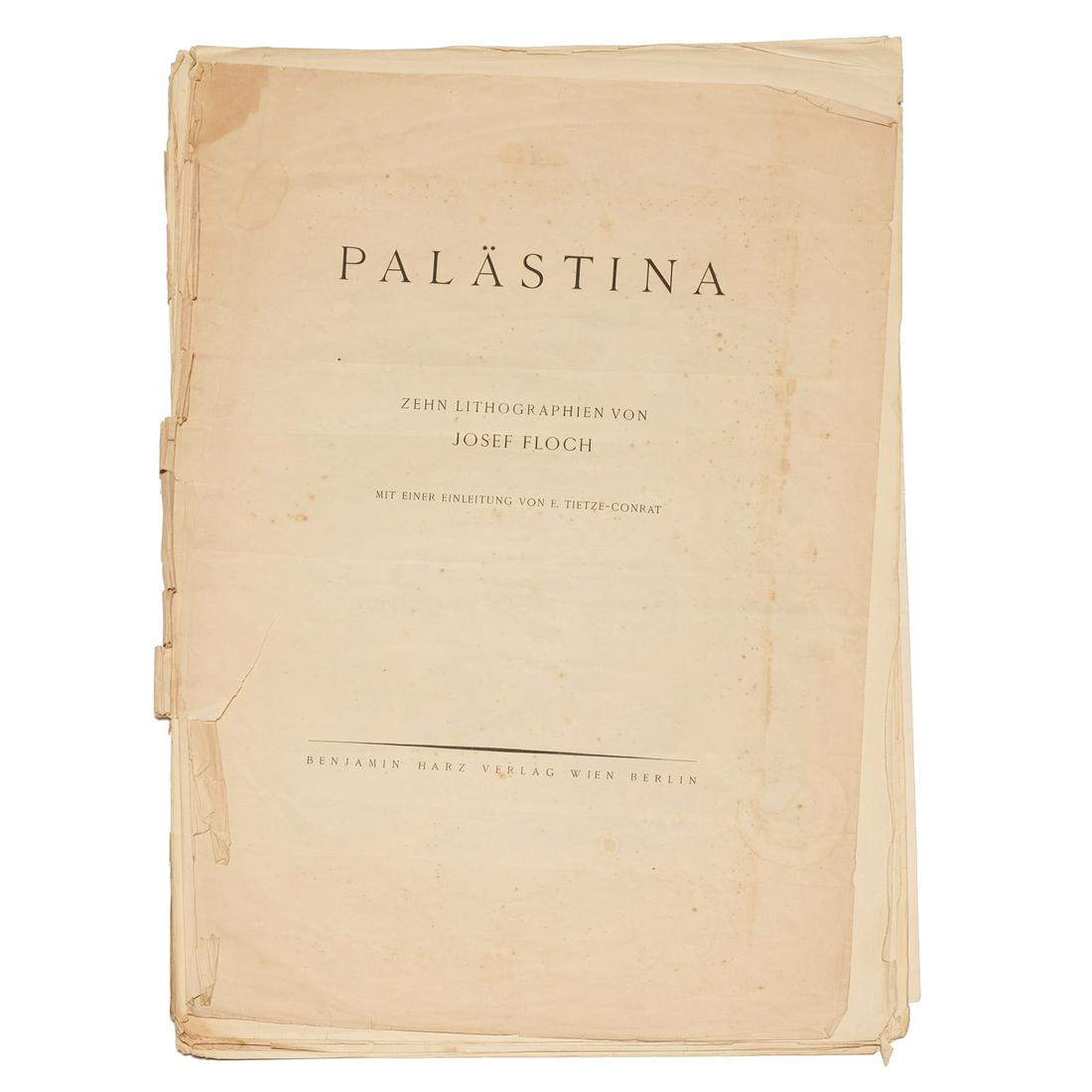 Josef Floch, "Palastina" lithograph portfolio (1 of 10)
