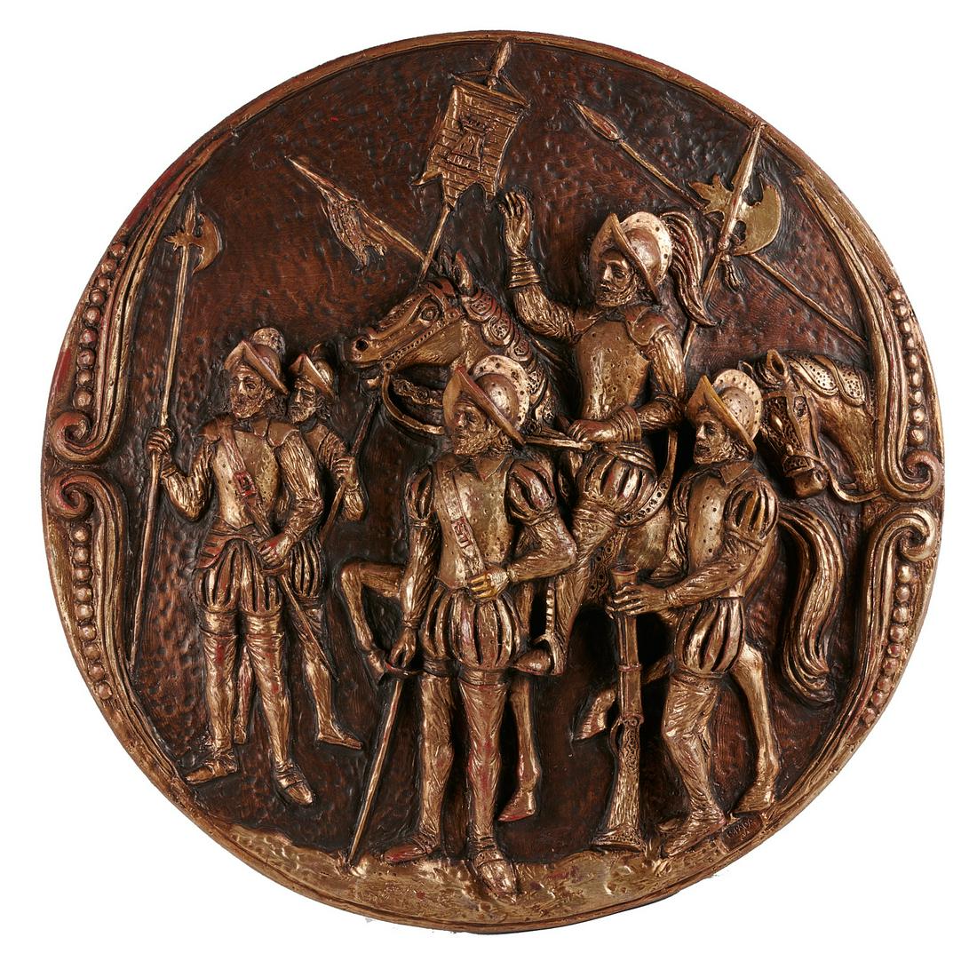 Mid-Century fiberglass relief plaque by Espada (1 of 6)