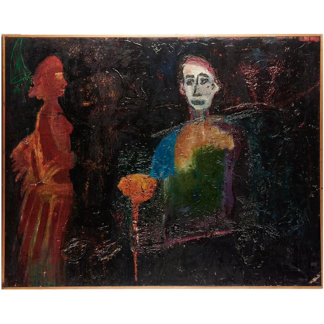 Werner Brause, large scale painting (1 of 9)