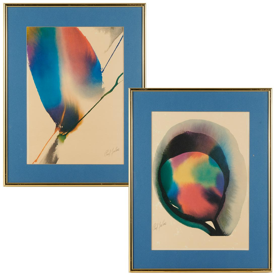 Paul Jenkins, (2) prints (1 of 5)