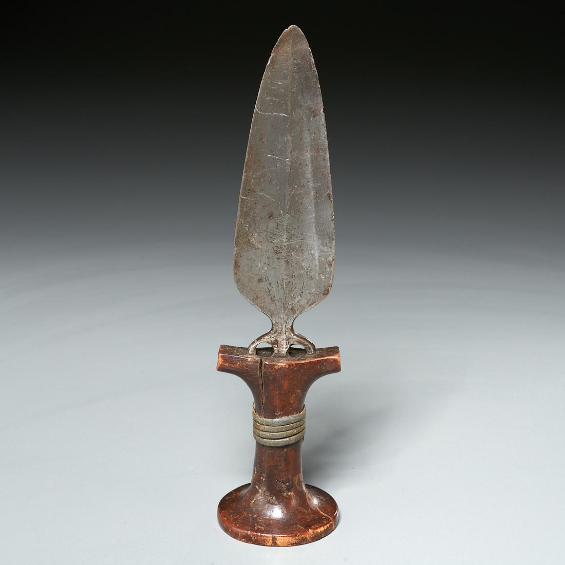 Kuba Peoples, Ikula ceremonial knife, ex-museum (1 of 5)