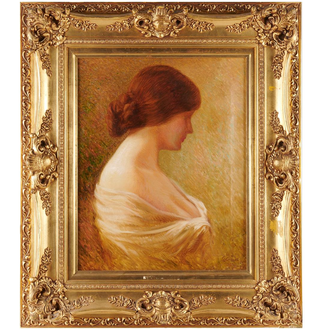 G. Coriset, antique painting (1 of 6)