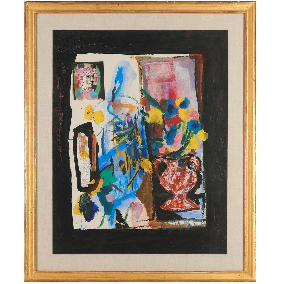 Norris Embry, mixed media on paper (1 of 8)