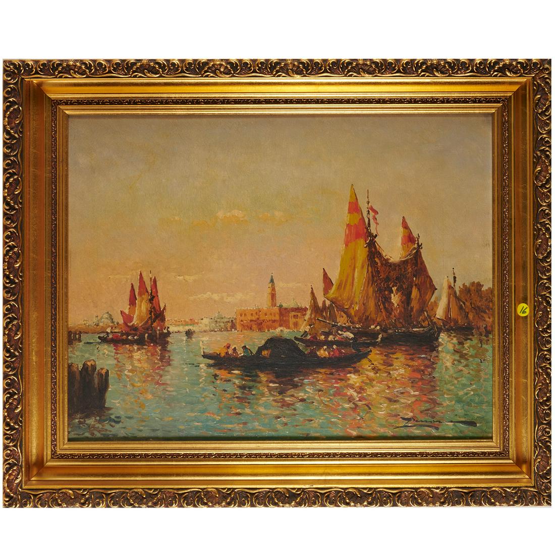 Domenico Zenoni, Venice painting (1 of 6)