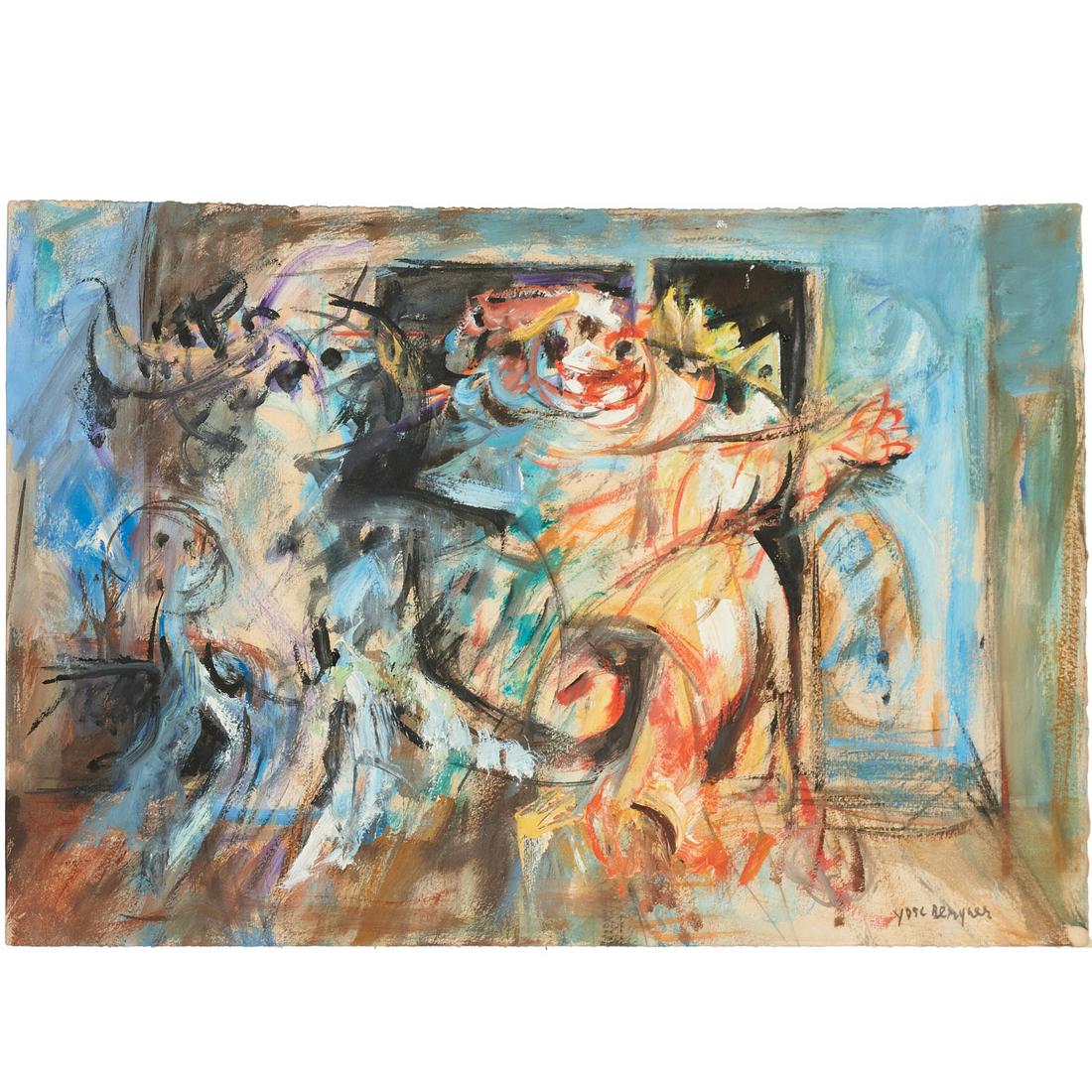 Yosl Bergner, painting (1 of 5)