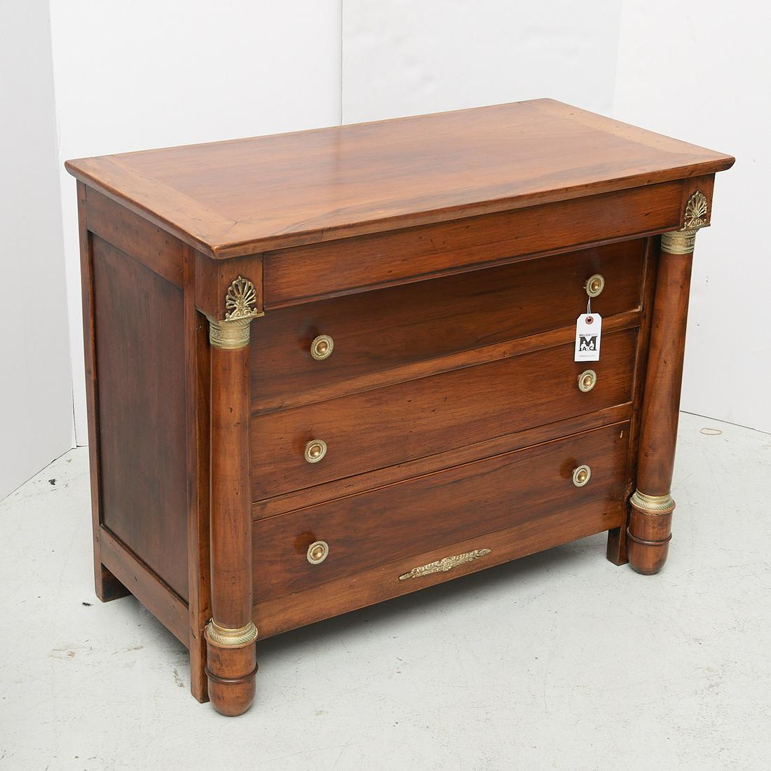 French Empire style chest of drawers (1 of 4)