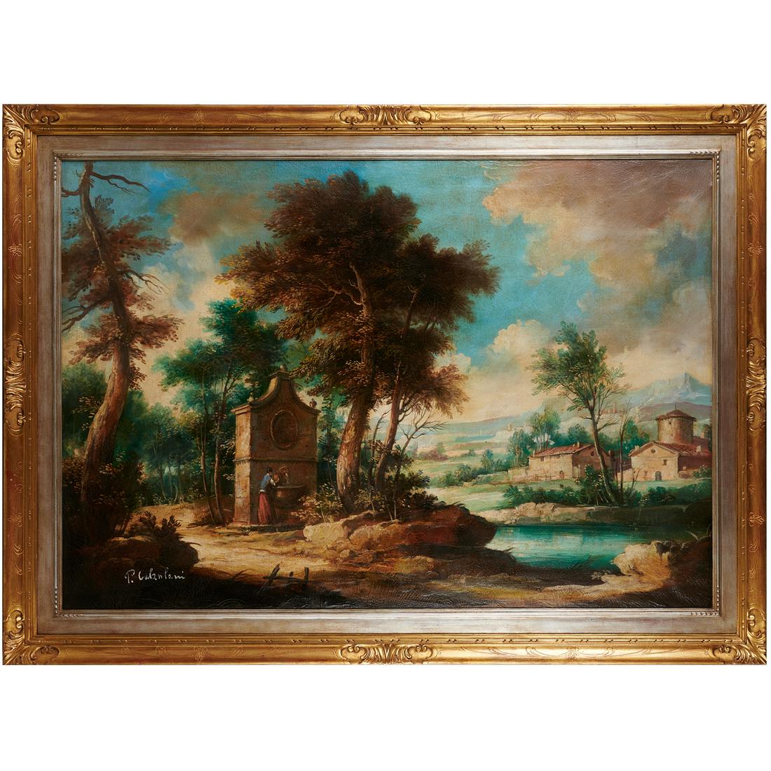 Ida Calzolari (attrib.), large painting (1 of 8)