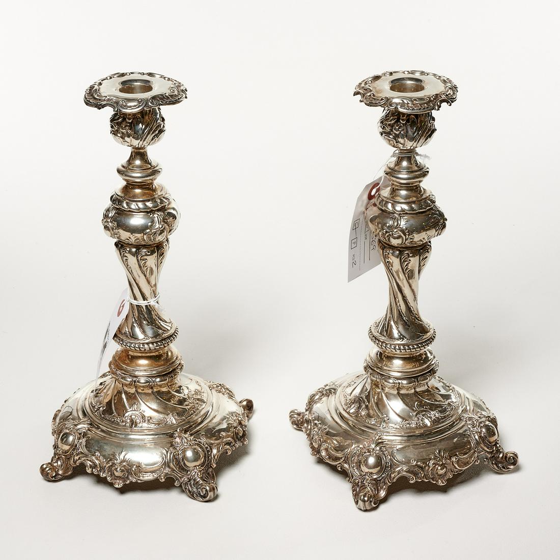 H. Meyen & Co. German .800 silver candlesticks (1 of 6)