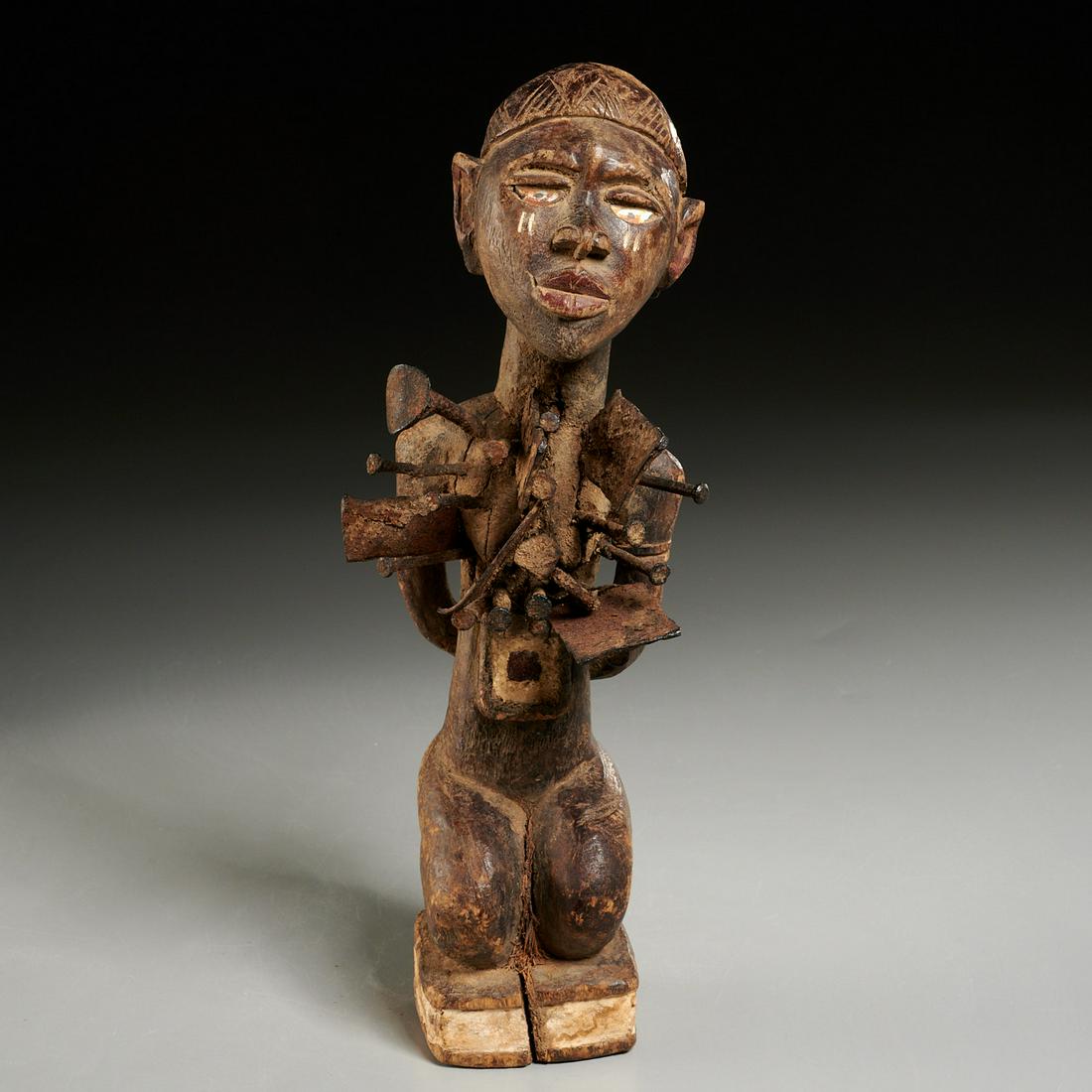 Bakongo Peoples, Nkondi Nkisi Fetish figure (1 of 5)