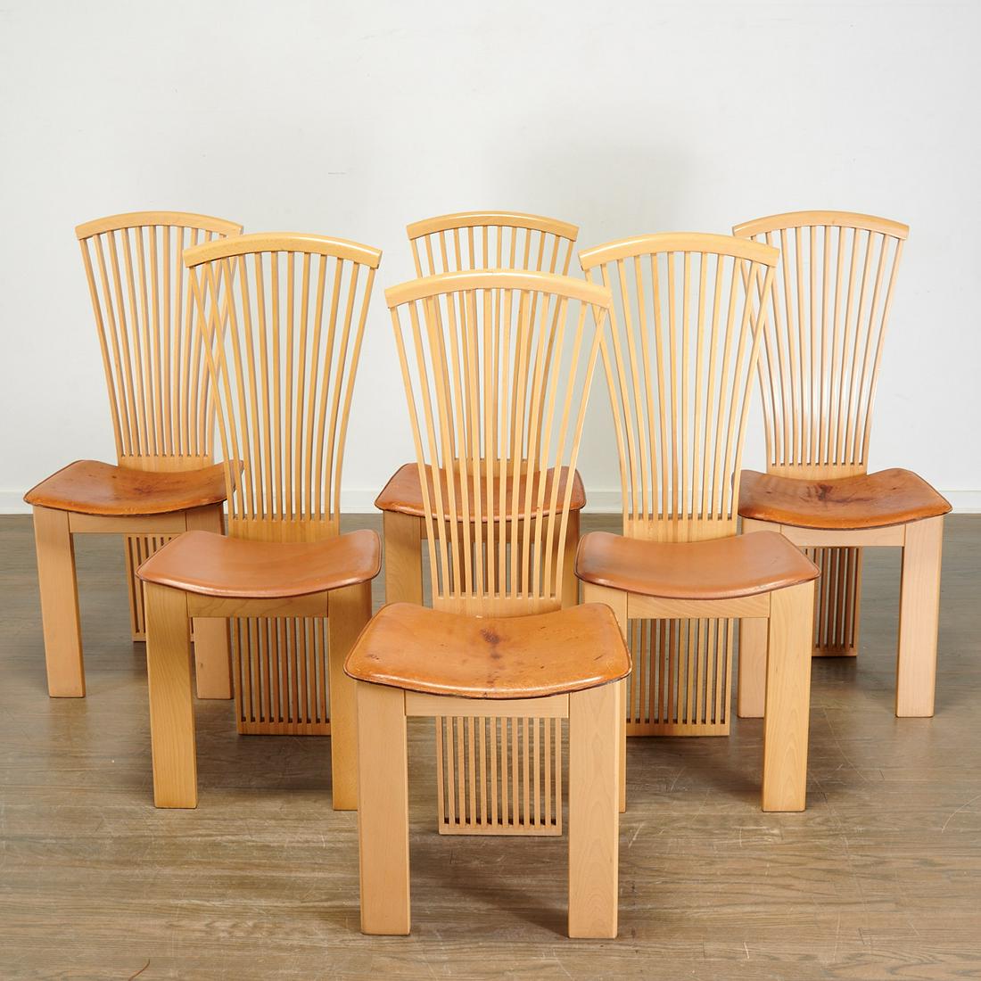 Pietro Costantini, (6) dining chairs (1 of 7)