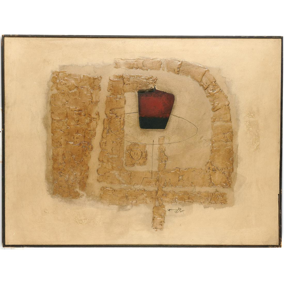 Sokichi Suga (attrib.), oil on board, 1971 (1 of 7)