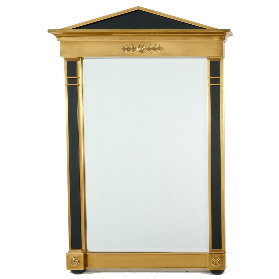 Mastercraft Neoclassical style brass mirror (1 of 4)