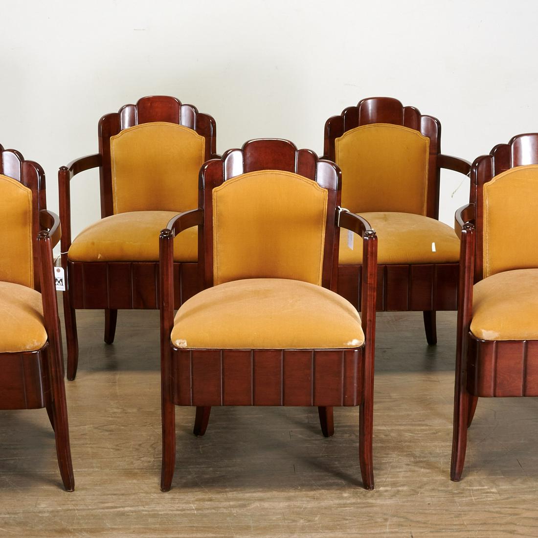Pierre Patout, (6) armchairs, SS Ile de France (1 of 7)
