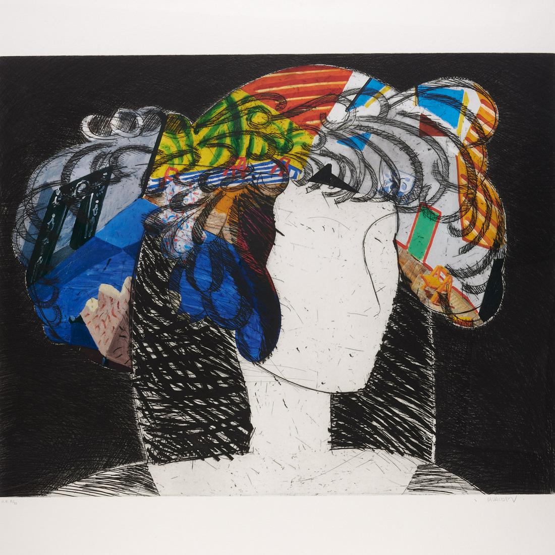 Manolo Valdes, color lithograph, 1995 (1 of 6)