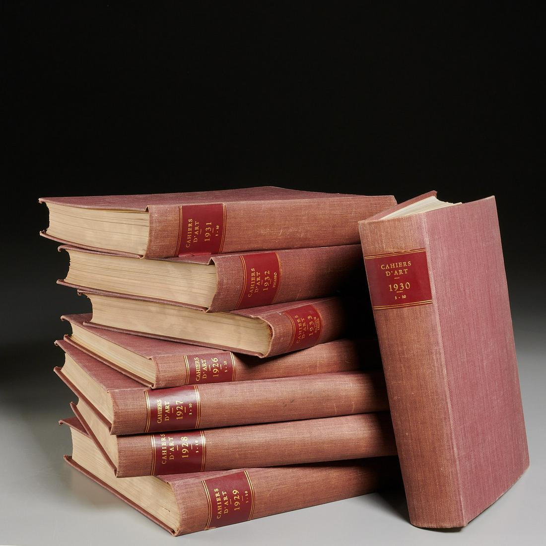 (8) Bound vols Cahiers d'Art 1926-1933 (1 of 6)