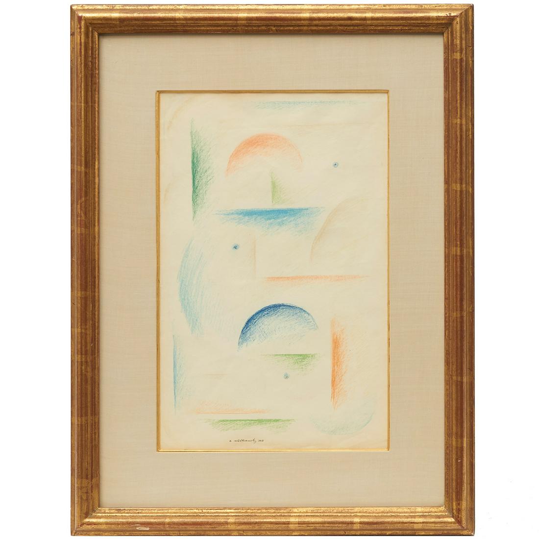 Abraham Walkowitz, colored crayon on paper, 1913 (1 of 6)