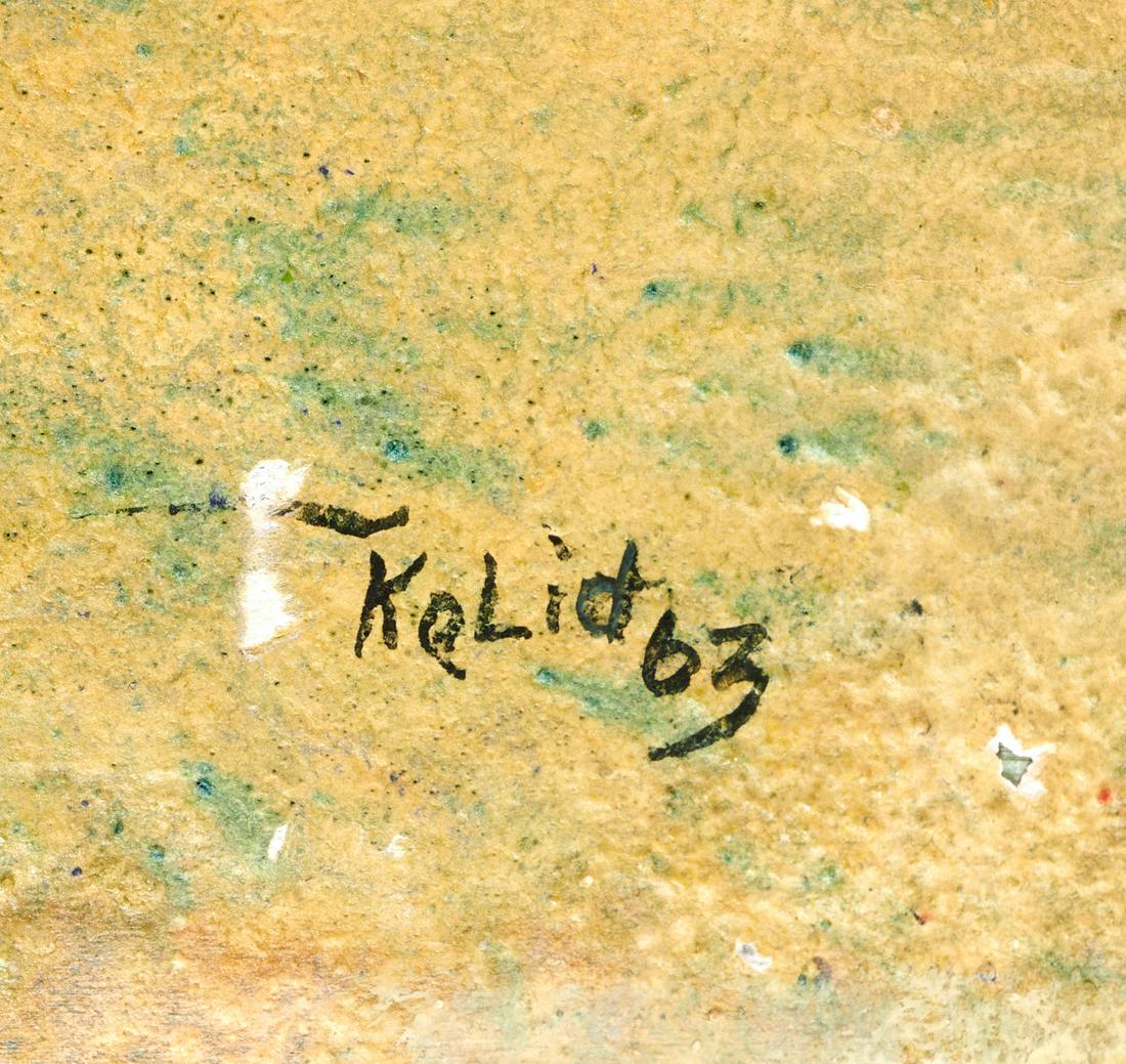 Khaled Al-Rahal, oil on board, 1963 - Jun 04, 2020 | Millea Bros Ltd in NJ