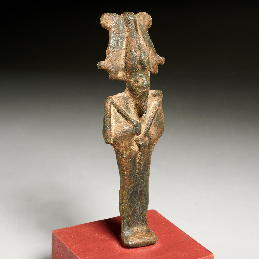 Ancient Egyptian Bronze Osiris, ex-museum (1 of 6)