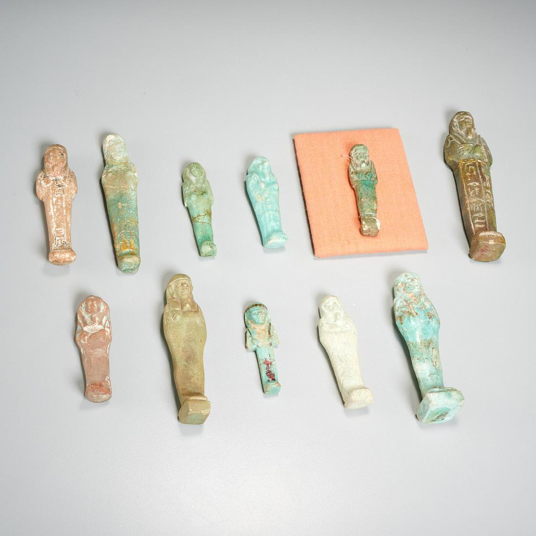 (11) Ancient Egyptain Ushabti figures, ex-museum (1 of 6)