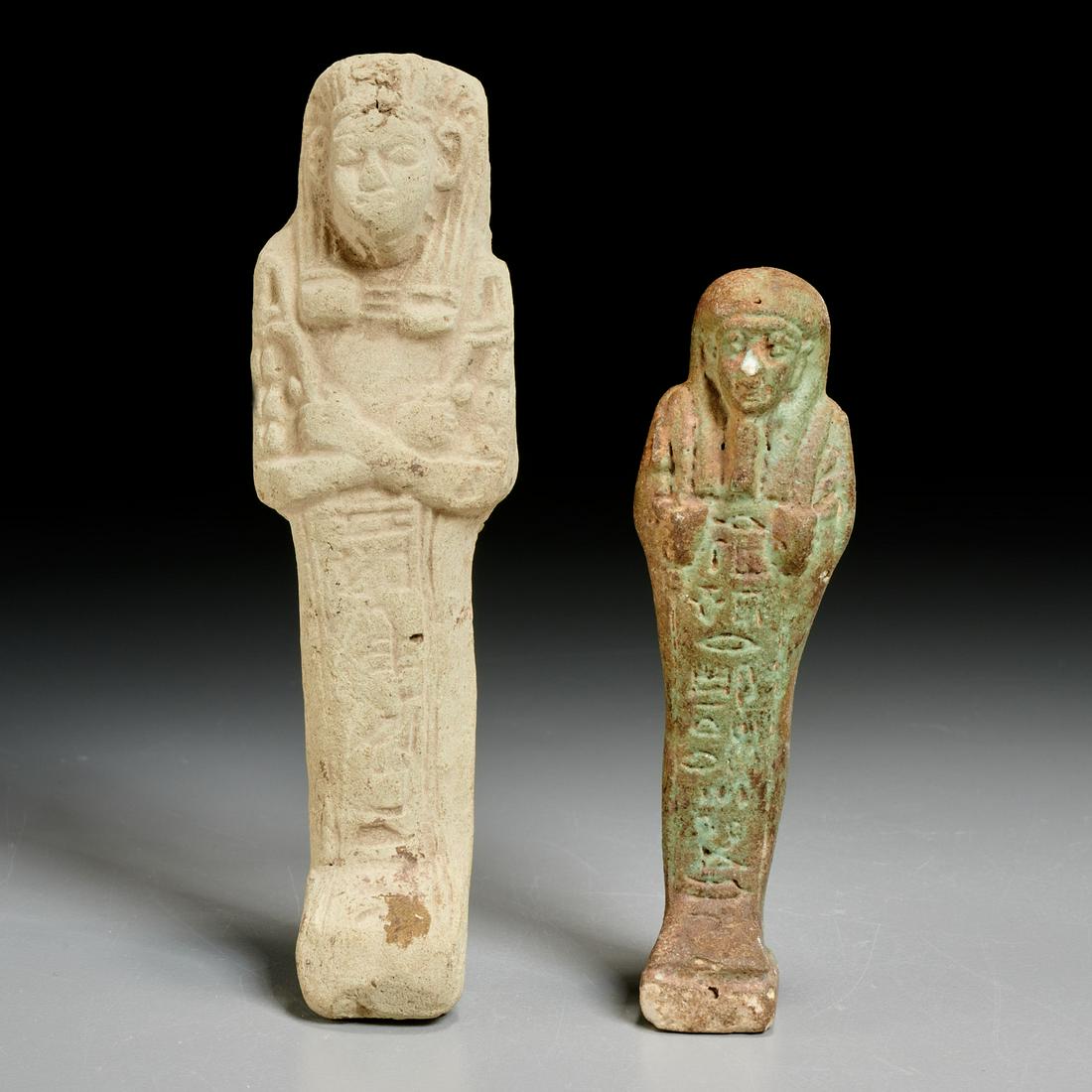 (2) Ancient Eqyptian Ushabti figures, ex-museum (1 of 5)