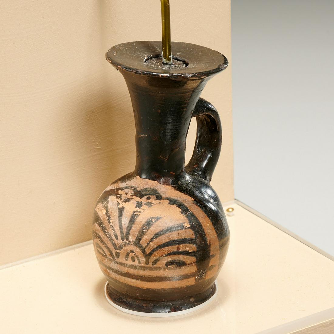 Ancient Greek miniature pottery jug, ex-museum (1 of 7)