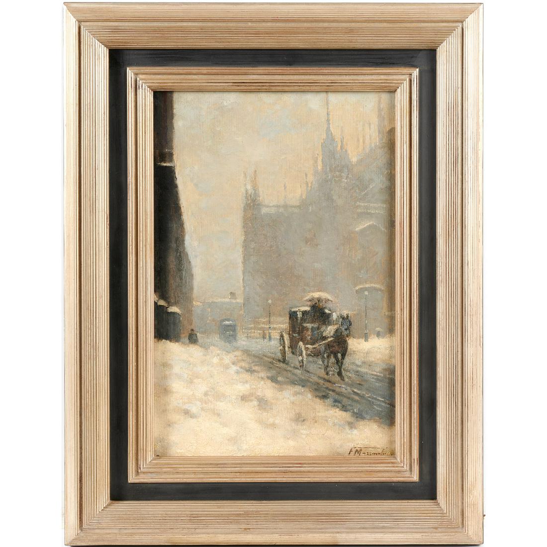 Emo Mazzetti, oil on canvas, c. 1917 (1 of 5)