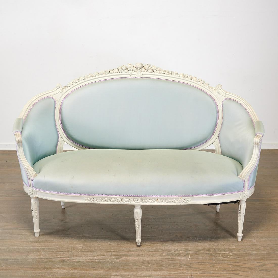 Louis XVI canape, ex. Marie Antoinette film (1 of 7)