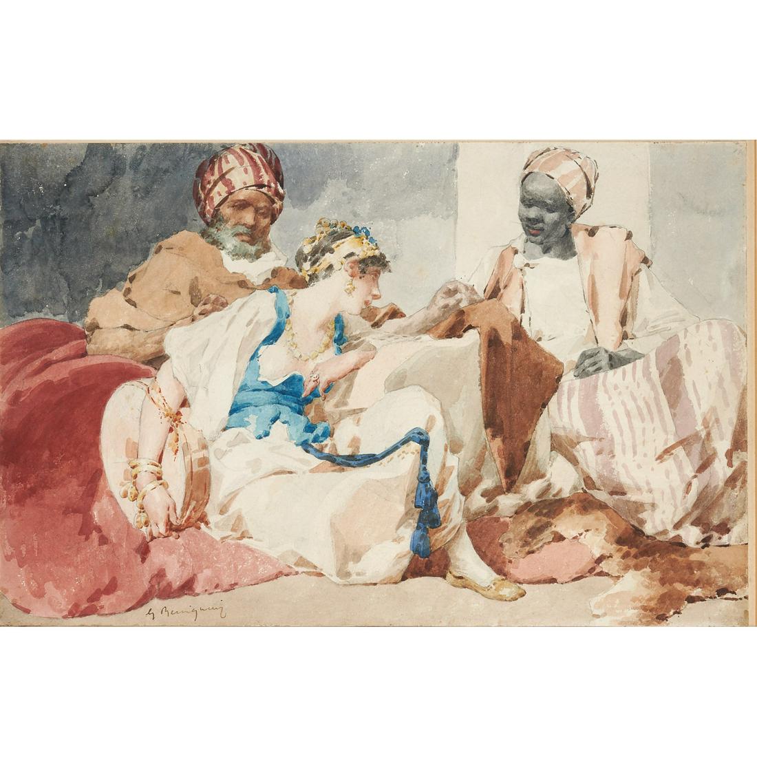 Gabriel Beringuier, Orientalist painting (1 of 6)