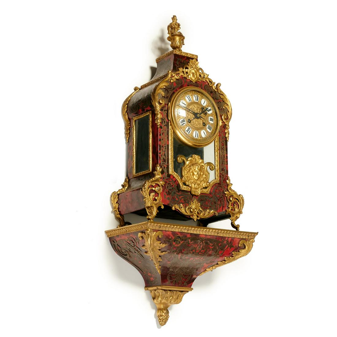 Napoleon III ormolu mounted Boulle bracket clock (1 of 9)