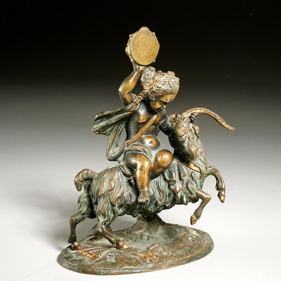 Clodion (manner), bronze group, 19th c. (1 of 6)