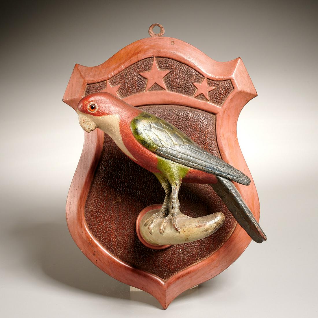 Charles Hart (attrib.), folk carved bird (1 of 5)