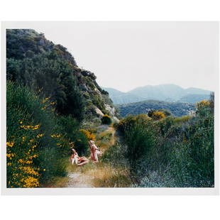 Justine Kurland, photograph: Justine Kurland, photograph, Justine Kurland (American, b. 1969), "The Family", C-print, 2002, signed and numbered on loose label (24/100), 16"h x 20"w (sheet)