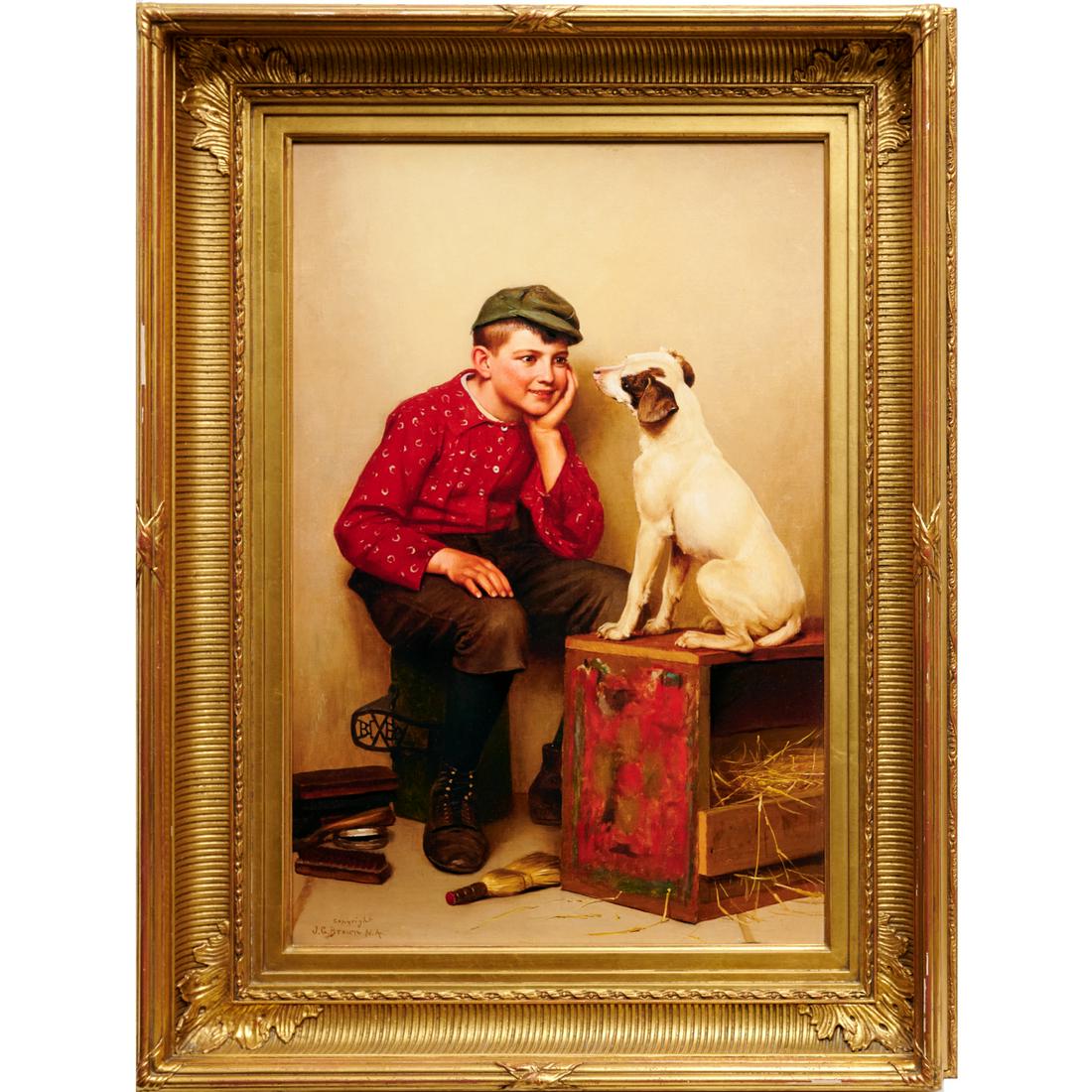 After John George Brown, giclee on canvas (1 of 6)