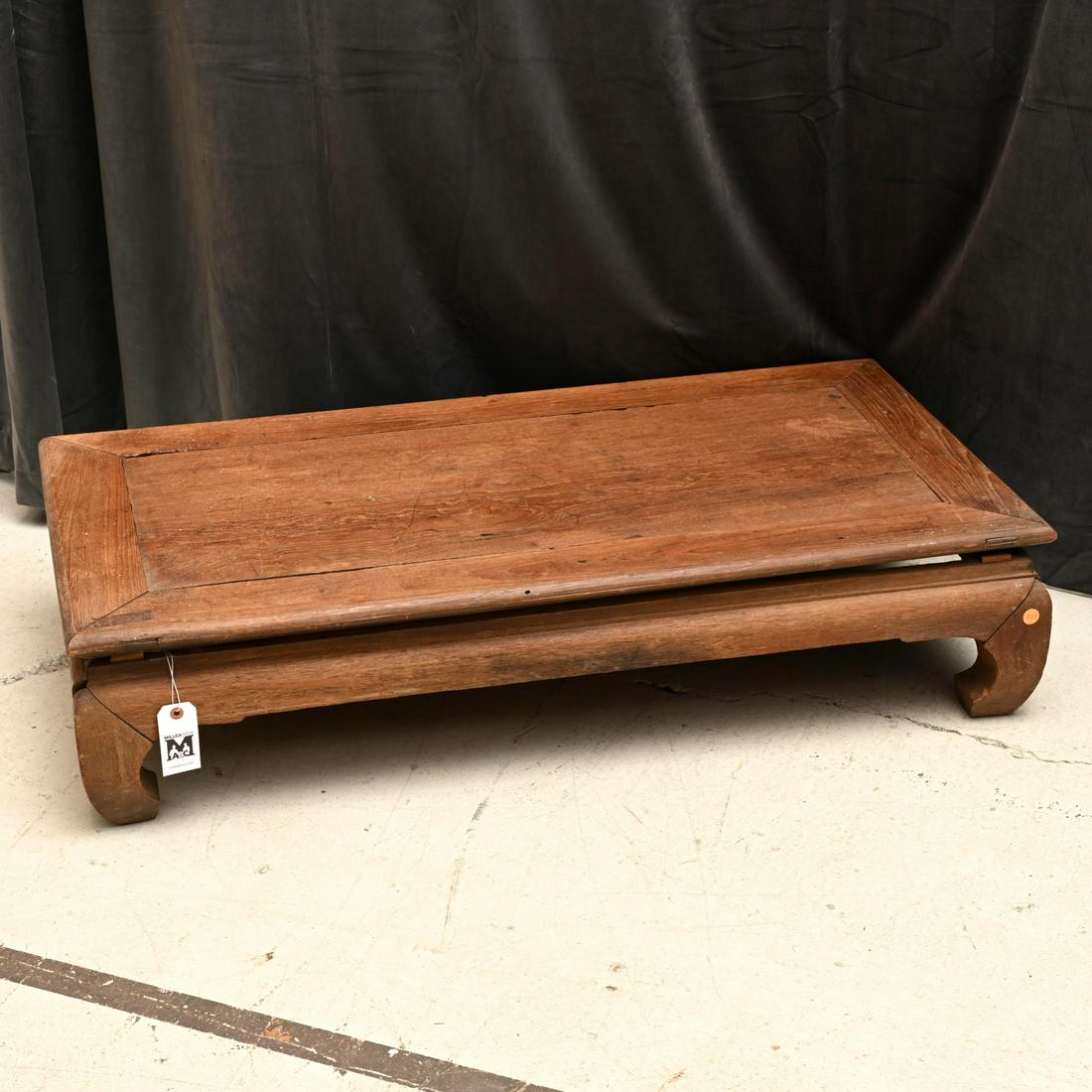 Antique Thai teak low table (1 of 4)