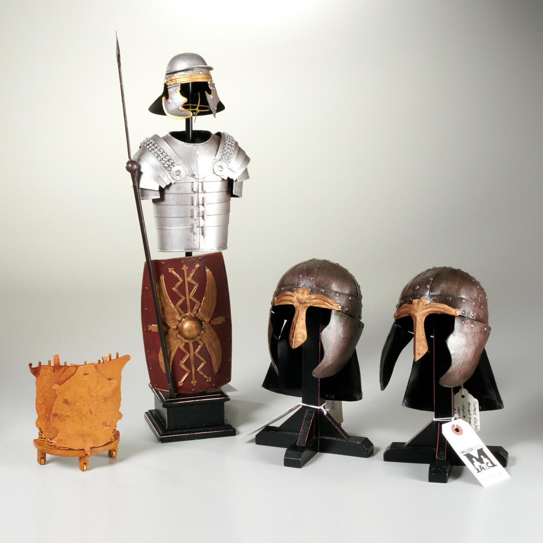 Ancient Greek and Roman armor models, ex-museum (1 of 7)