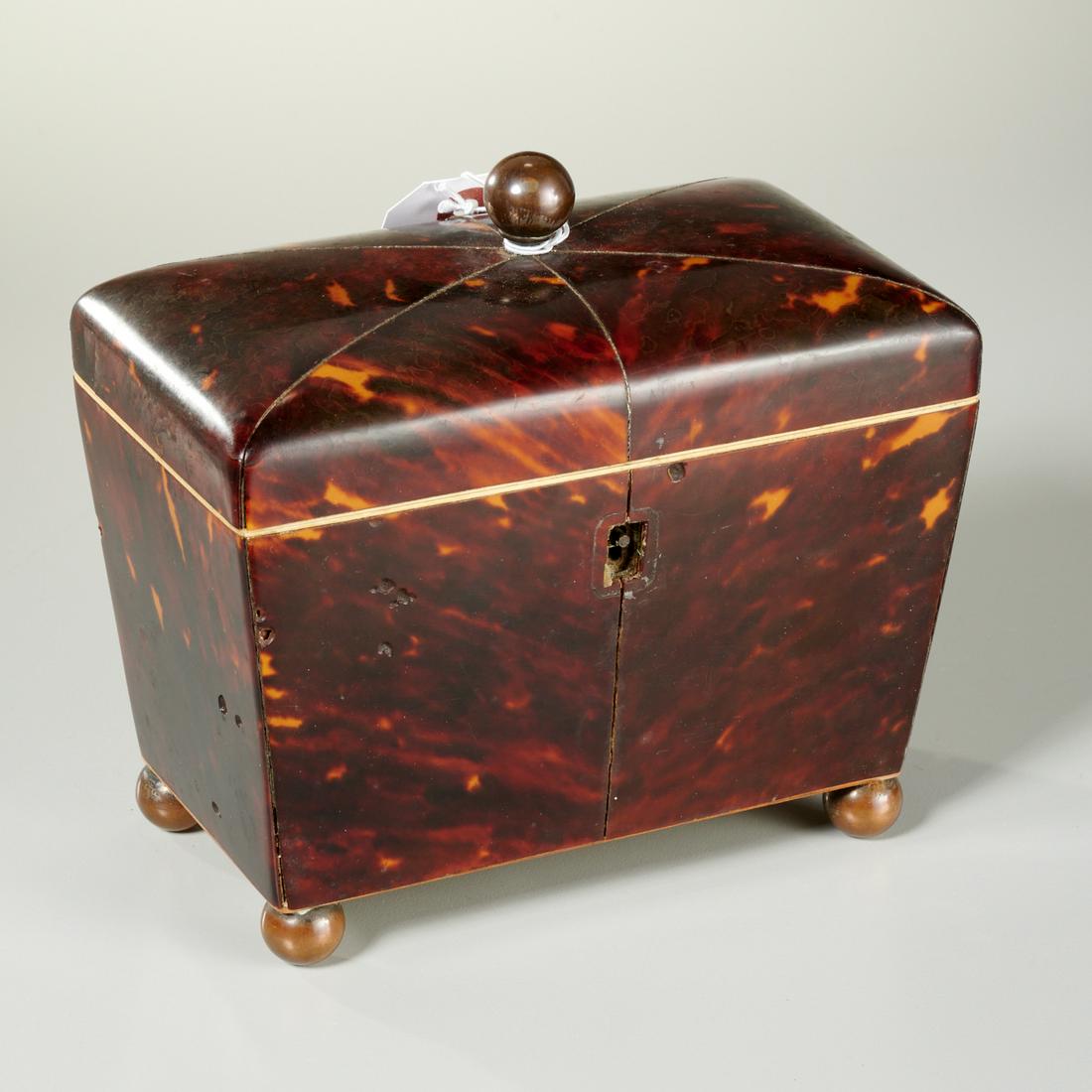 English Regency antique tea caddy (1 of 5)