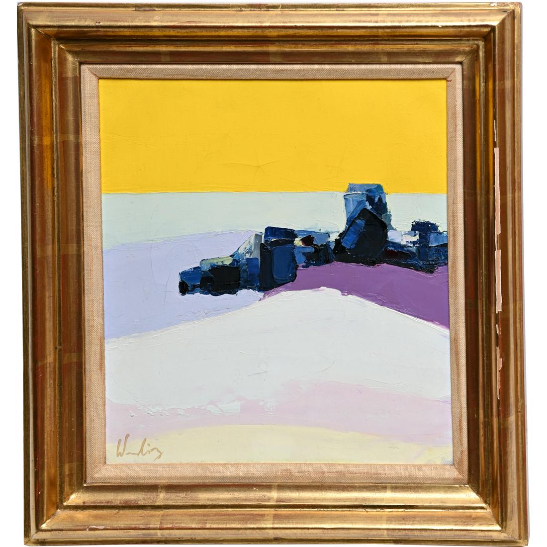 Erwin Wending, Expressionist landscape painting (1 of 5)