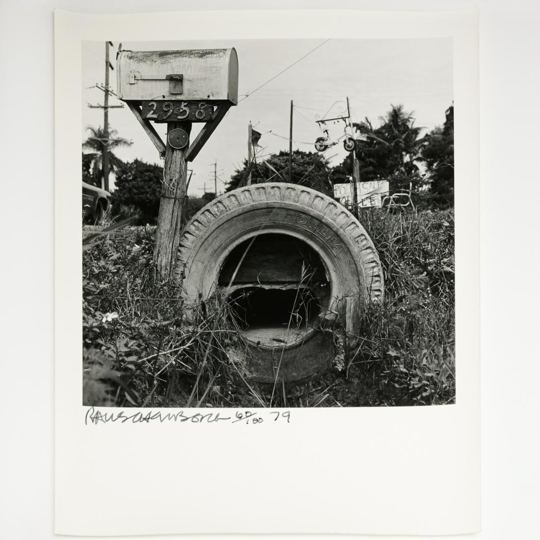 Robert Rauschenberg, Mailbox and Tire, 1979 (1 of 4)