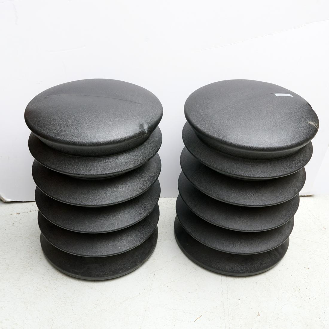 Pair Alan Heller ErgoErgo seat stools (1 of 5)