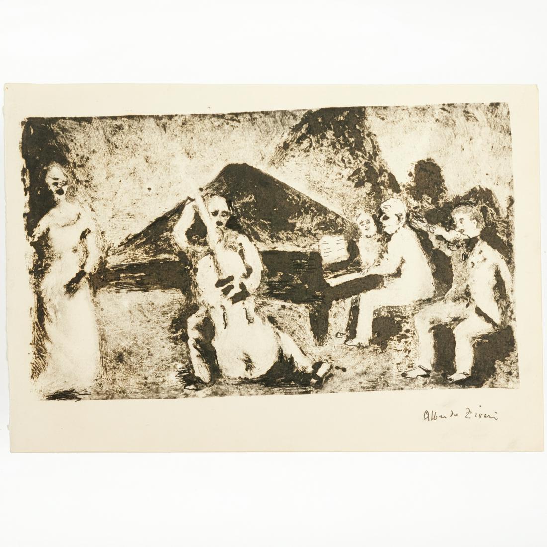 Alberto Ziveri, etching on paper (1 of 4)