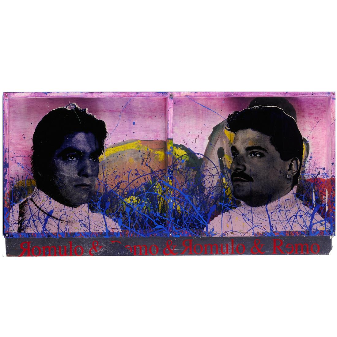 Angel Diaz, mixed media painting (1 of 5)