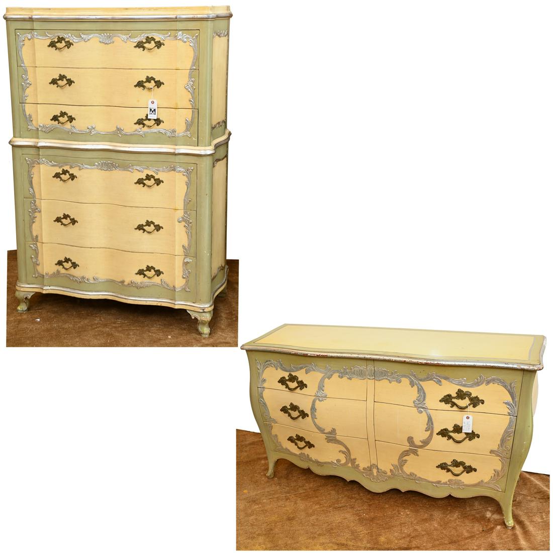 (2) John Widdicomb French style chests (1 of 6)