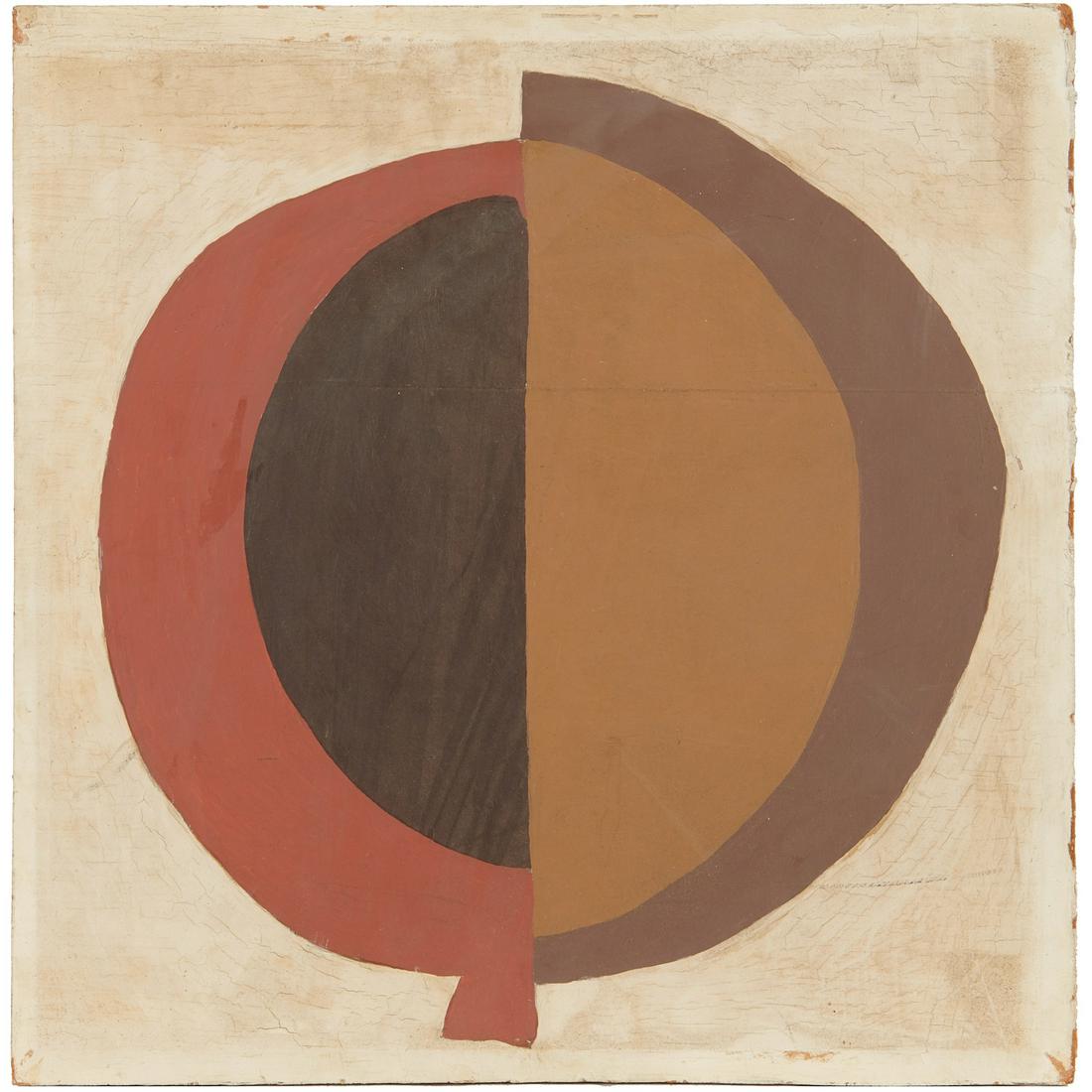 Flora Crockett (attrib.), oil on masonite (1 of 8)