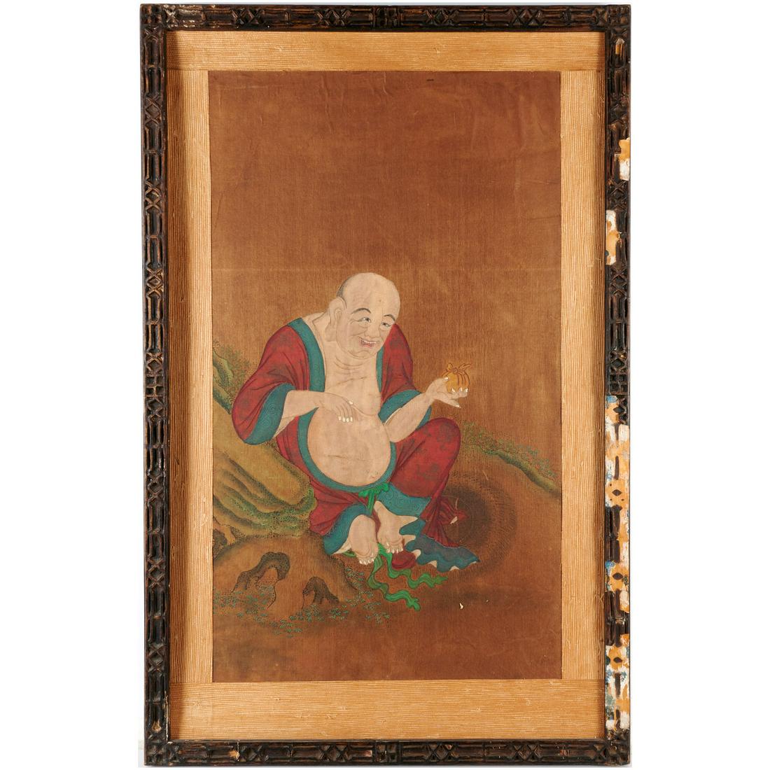 Chinese School, scroll painting (1 of 4)