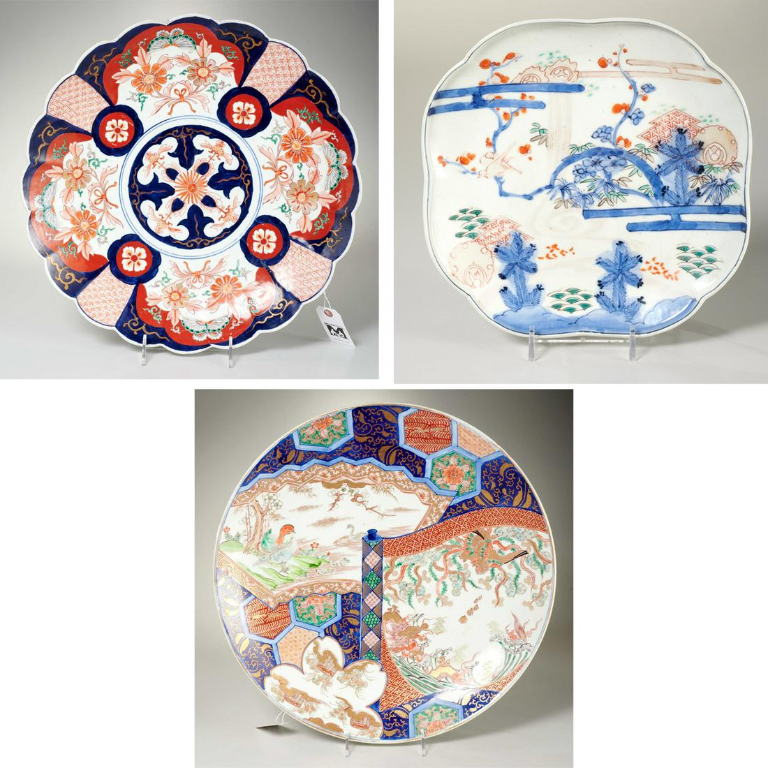 Group (3) Japanese & Chinese Imari ware (1 of 12)