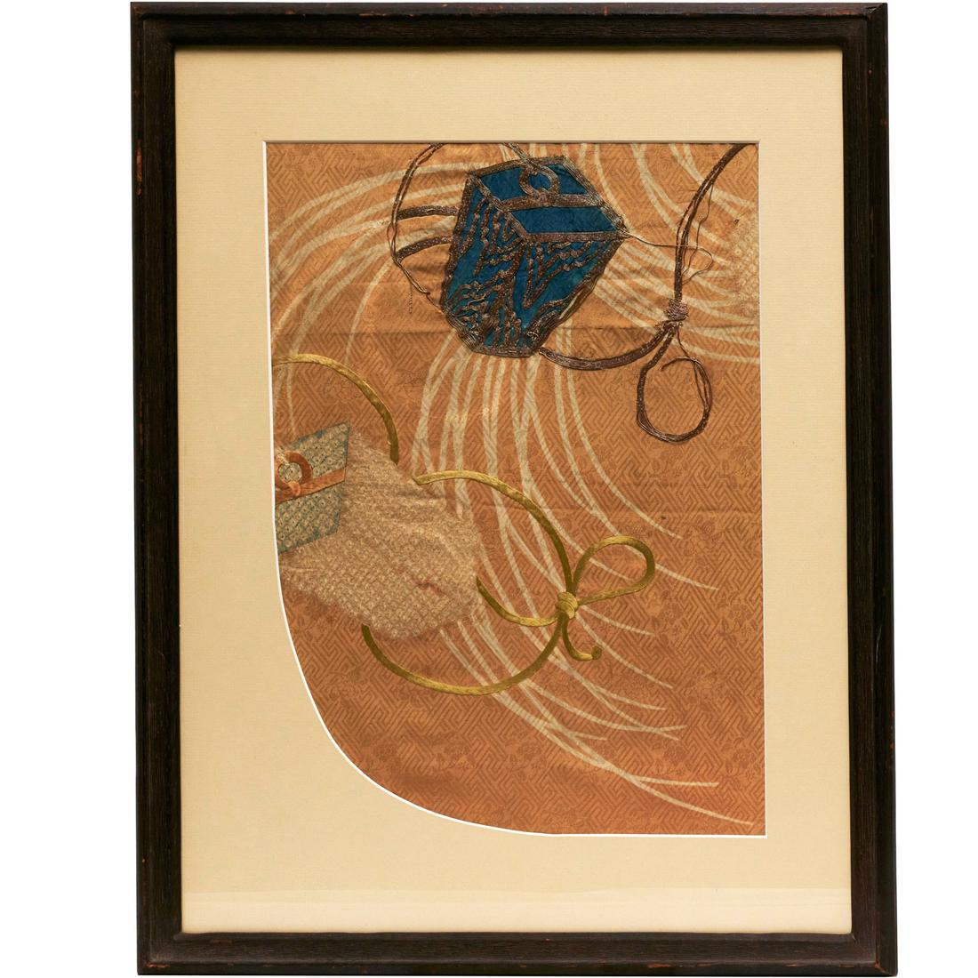 Sleeve of Japanese Kosode robe, 18th c. (1 of 5)