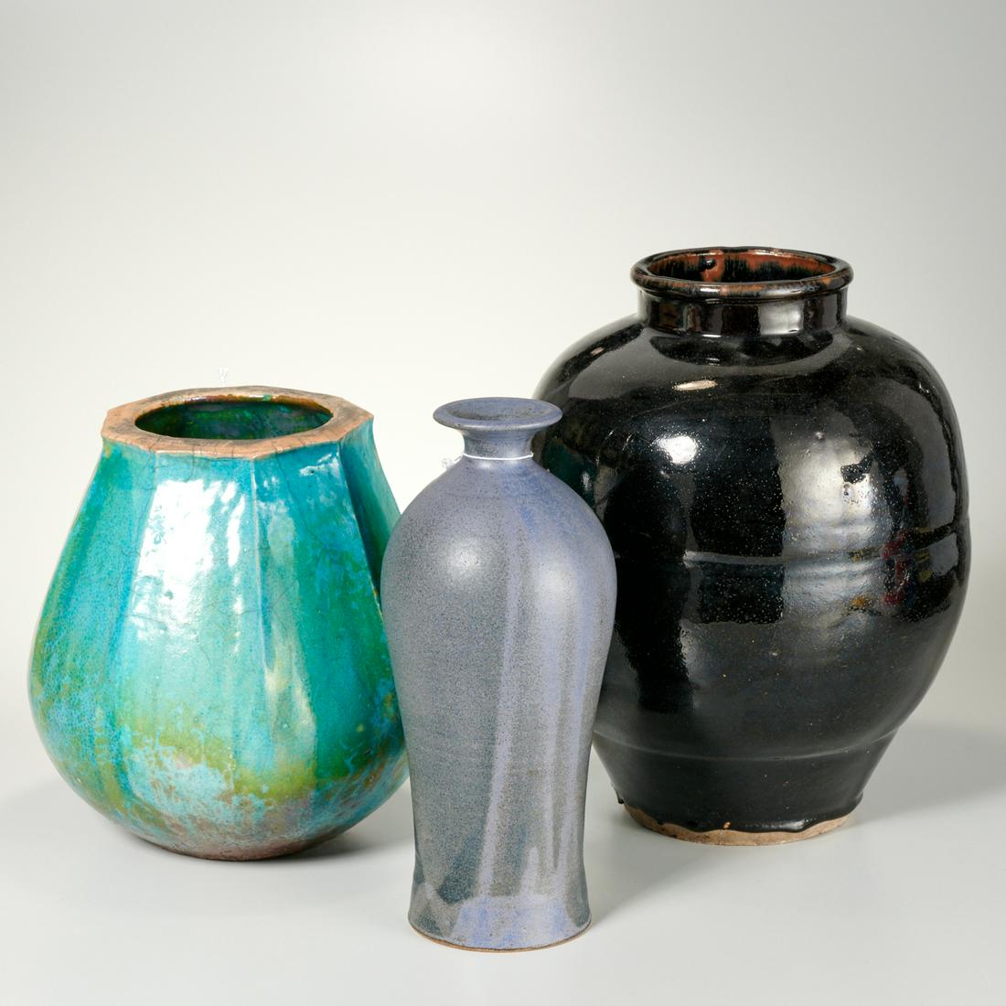 Group (3) Contemporary Studio ceramic vessels (1 of 5)
