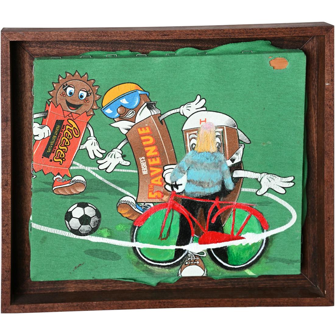 Anna Benson, painting on t-shirt (1 of 5)