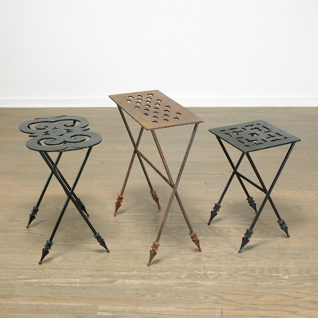 Dana Hotchkiss, torch-cut nesting tables (1 of 7)