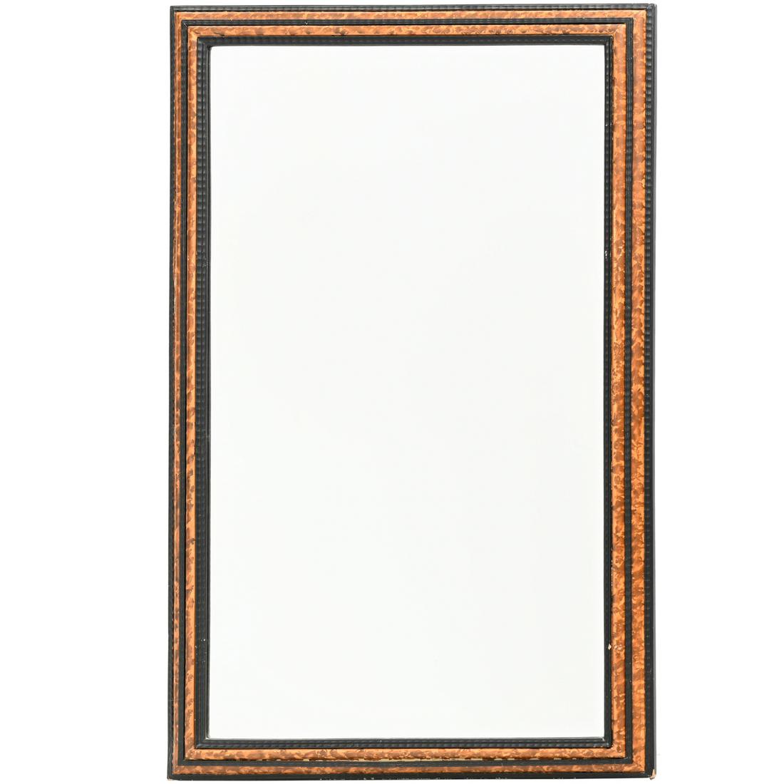 Modern faux tortoise wall mirror (1 of 5)